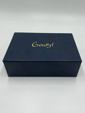 Запонки Кирпич из серебра 925 пробы с покрытием золотом